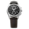 Hamilton Jazzmaster Automatic Chronograph Watch, Black Dial, Stainless Steel, Sapphire Crystal, Automatic, 42mm, Swiss Brand, Men's, H32616533