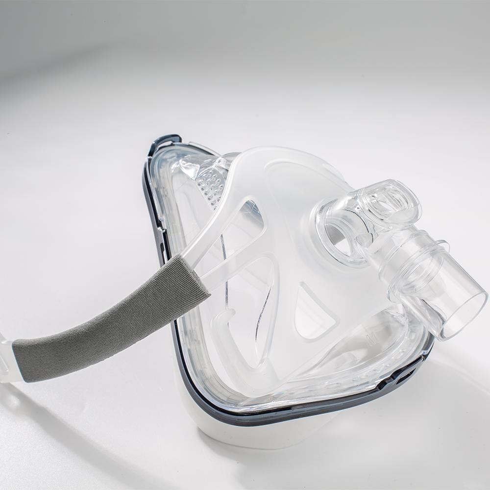 BMC F1A Full Face Mask CPAP Auto CPAP BiPAP Mask Wish Headgear for Sleep Apnea Snoring People
