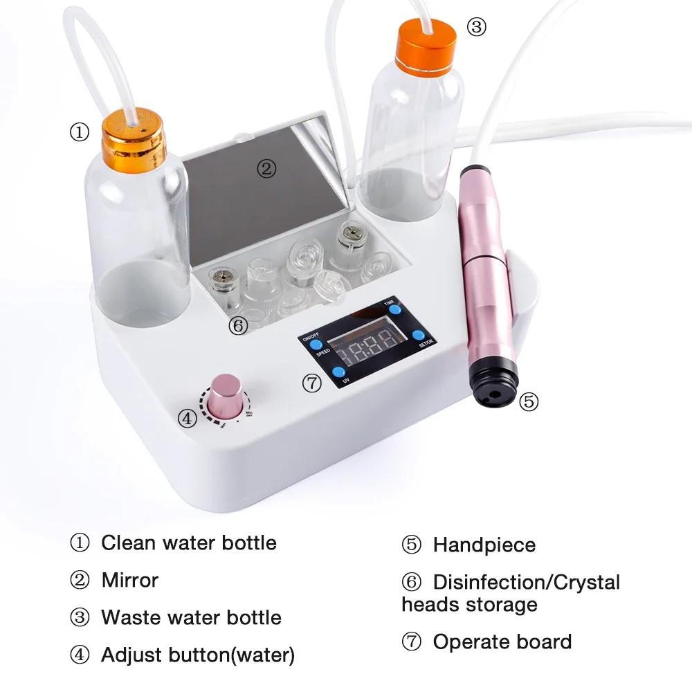 Portable Spray Water Injection Hydro Jet Beauty Machine Blackhead Clean Skin Rejuvenation Oxygen Facial Care Tools