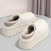 Anti-slip Shoes, Slippers, Women's Fleece Warm Thick-soled Bags, Cotton Waterproof