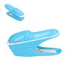 Stapleless Stapler Safe Environmentally Friendly ABS Stapling Machine for Office DocumentsBlue