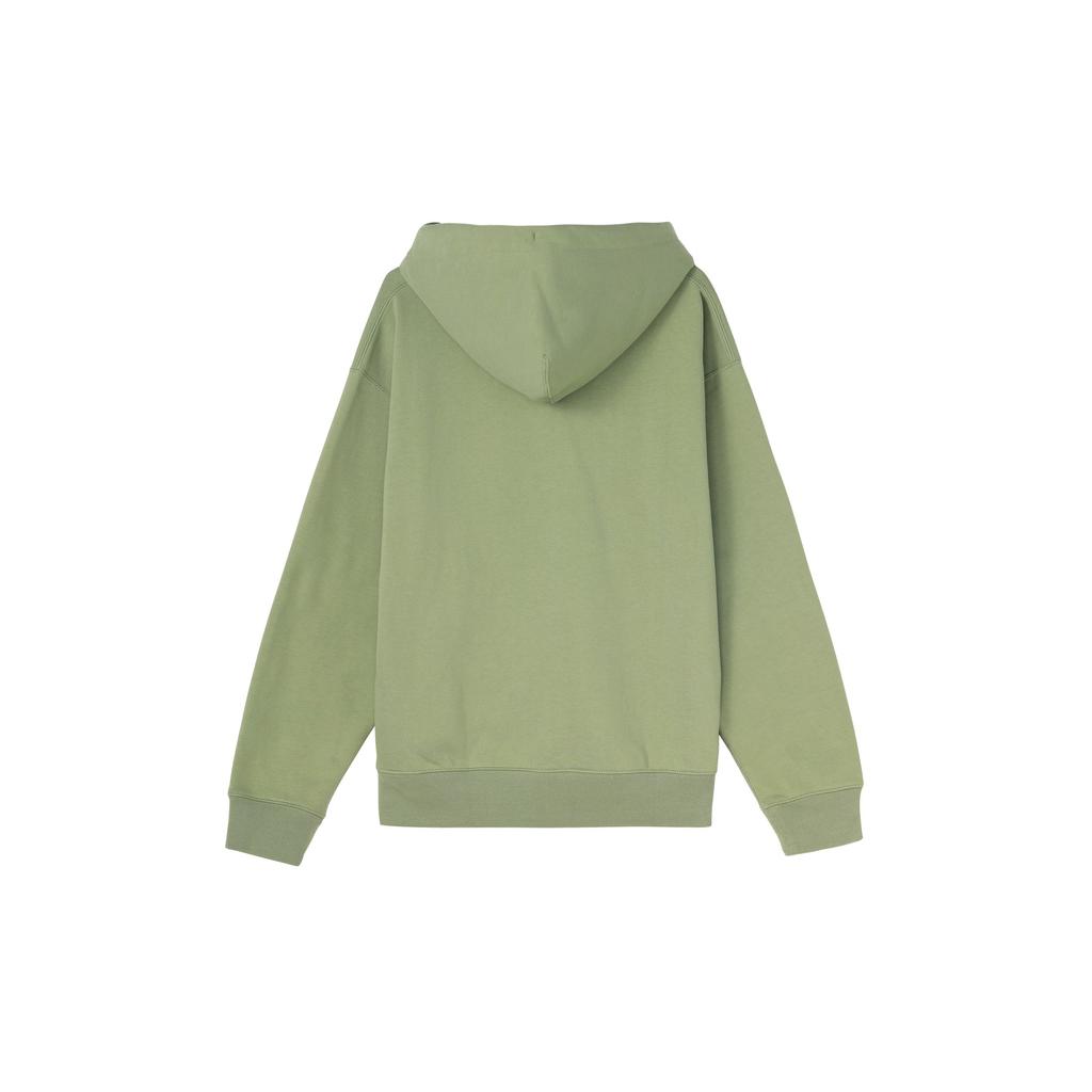 Nike Solo Swoosh Embroidered Zip Hoodie Jacket Men Outerwear Green DR0404-386