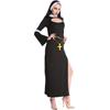 Halloween Costumes, Masquerade Nun Costumes, Cosplay Nun Uniforms