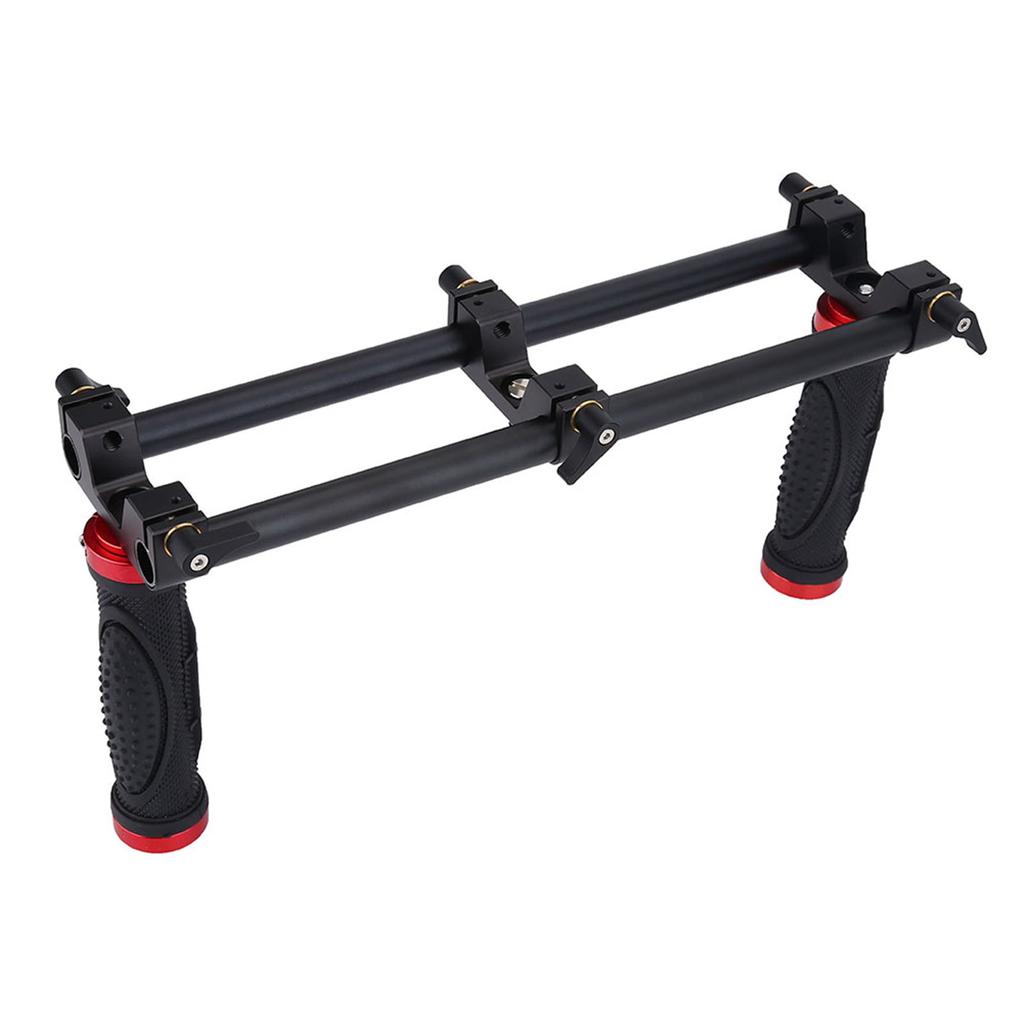 Camera Dual Grip Extender Handle Gimbal Stabilizer Rig Accessory for Zhiyun Feiyu