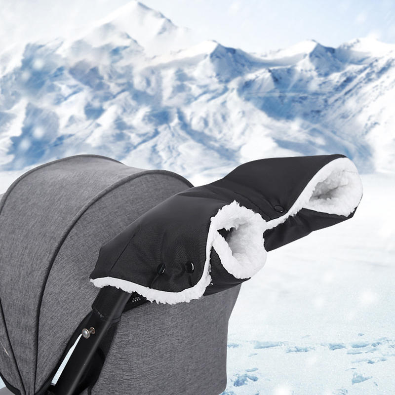 Winter Baby Stroller Gloves Thickening Warm Stroller Gloves Universal Windproof Newborn Pram Glove Stroller Accessories