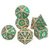 Metal DND Dice 7pcs DND Polyhedral Dice Set for DND Role Playing Game Board Game Accessories