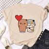 Bubu Dudu Top Women Designer Japanese Graphic T Shirt Girl Clothes