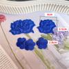 Rose Plum Embroidery Hole Patch Patch Duvet Appliqué Hotel With Versatile Tablecloth Curtains Decorative Flowers