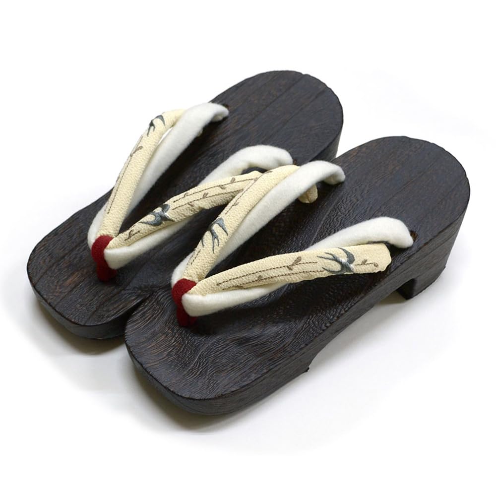 Pido Swallow Two Long Легко ходить Трудно получить SML каждый день здоровый [kimonocafe] Женские гэта, юката, каблук, вышивка, камни, продавец, в, боль,