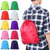 Casual Portable Schoolbag Travel Shopping Sports Backpack Backpack Rucksack Drawstring Bag