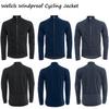 Welkruz Winter Cycling Windproof and Cycling Cycling Wear for Road Size Men's Jacket, Cold-Resistant, Jersey, Bicycles, Bikes, WL-BB059 (Gray, S)