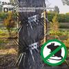 1 Set Anti-Rat Spikes Stainless Steel Bird Deterrent Spikes with Ties Spiked Squirrel Baffle for Pigeons Cats Control On Trees Fences Bird Feeders