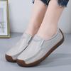 Women's Flat Shoes Versatile Women's Loafers Spring Soft Sole Casual Shoes Plus Size Genuine Leather Women's Shoes