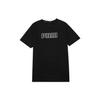 Alphabet Print Sports Crew Neck T-Shirt Men Tops Black 671602-01