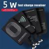 5W Qi Wireless Charging Receiver for Xiaomi Universal Micro USB Type-C Fast Wireless Charger Adapter