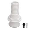 Boat Through Hull Connector 29mm Outlet Smooth Drainage Straight Drain Outlet Fittings Boat Plumbing