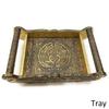 Serving Tray Dish Decorative Tray Handicraft Plate Wooden Handle With Tray Return Gift Tray