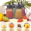 Silicone Food Bags for Toddlers Fruit Puree Squeeze Bag Reusable Food Pouches BPA