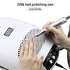 140W Manicure Machine with 30000Rpm Nail Drill Machine 80W Nail Lamp and 40W Vacuum Cleaner for Manicure Pedicure