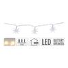 Guirlande Étoile Décorative - GENERIQUE - 10 Leds Lumières Blanches Froides - Ø45mm - 30cm