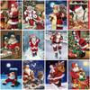 DIY 5d Diamond Painting Full Round Santa Claus Christmas Gift Diamond Embroidery Mosaic Cross Stitch Wall Art Home Decor