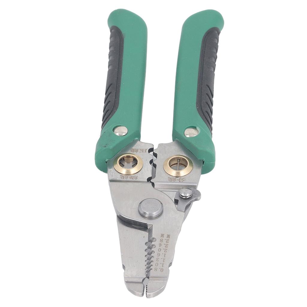 Electrical Wire Stripper Stainless Steel Electrician Wire Pliers Labor Saving Spring