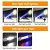 Strong Light Flashlight Charging Long Endurance Outdoor Multifunctional Long-range Illumination Flashlight with Work Light