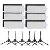 Replacement Filter and Side Brush Kit for Robot Vacuum Cleaner and A4e A6, A4, A4s, (18-Piece Set)
