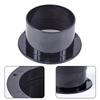 Round Shape Straight Pipe Wall-mounted 1PC 75mm ABS