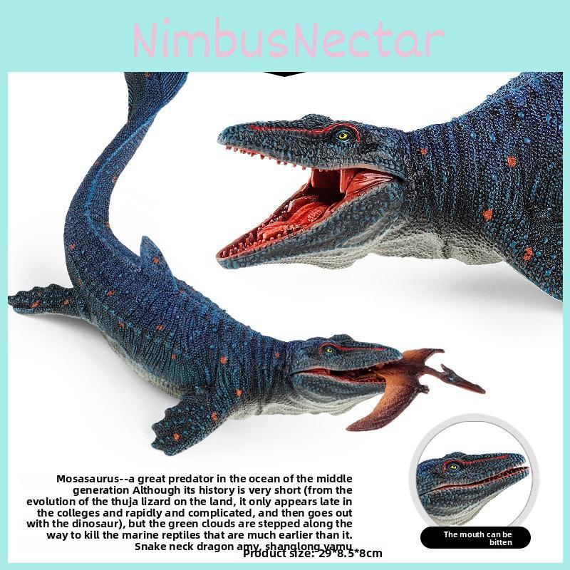 Figurine Mosasaurus Dinosaur With Movable Mouth For Kids Educational Gift And