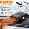 12V/24V Car Heater 150W Car Heater 360° Adjustable Front Window Windshield Defogging And Defrosting Heater For Cars/Trucks