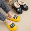 Warm Winter Cotton Shoes Women Warm Fur Home Slippers EVA Non-Slip Plush Slippers Indoor Couple Thick Sole Footwear Slides