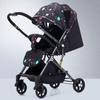 Lightweight Shock-Absorbing Stroller: 0-3 Years, Foldable, Sit & Lie Position, One-Button Fold, Portable