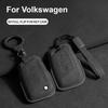 Suede Car Key Case Cover Fob Keychain for VW Volkswagen Golf 7 MK7 Tiguan MK2 for Ateca Leon FR Ibiza Skoda Octavia Kodiaq