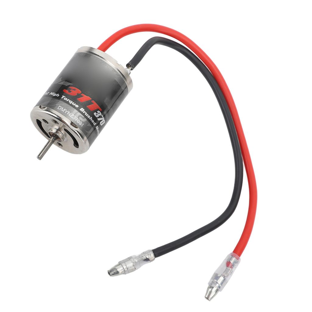 370 Brushed Motor 31T Low Noise Stainless Steel Large Torsion Universal Fit for Axial SCX24