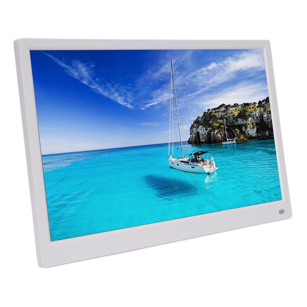 15 Inch Large Digital Picture Frame 1920x1080 Screen Photo Frame Electronic Wall Mountable Video Music Player with