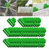 50 Pack of Greenhouse Clamps Clips,Film Row Cover Netting Tunnel Hoop, Shelters Shading Net Rod