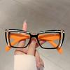 Vintage Cat Eye Glasses Women  New Fashion Multicolor Rim Eyewear Trendy Stylish Design Non-prescription Eyeglasses