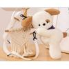 Backpack Lightweight Plush Fun Cartoon Doll Messenger Bag Bear Dog Sheep Gift