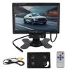 HD Video Support Auto Parking Assist 9V-35V Full Color Display Universal Car Rearview Monitor Reverse Priority AV1 AV2 Video Input 7 Inch TFT Screen