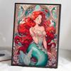 5D Diy Diamond Painting The Beautiful Mermaid Princess Full Drill Rhinestones Mosaic Embroidery Handmade Products Home Decor Gift