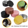 Candle for Cream Balm Metal Box Tea Cans Cosmetic Container Aluminum Tin Jar Refillable Bottles