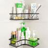 Bathroom Rack Triangular Non-punching Storage Rack, Bathroom Corner Wall Hanging Toiletries, Sorting Shelf