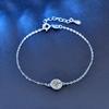 925 Sterling Silver Moissanite Bracelet Female Ins Niche Design Ladies Jewelry