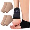 2 Pairs Gel Heel Socks - Anti-Wear Protector, Moisturizing Inserts, Relief for Plantar Fasciitis and Foot Pressure