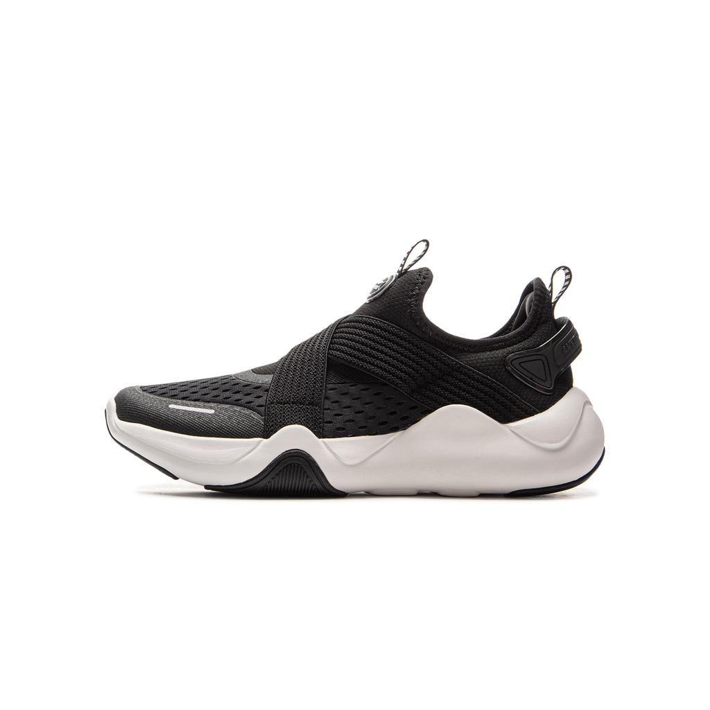 Li Ning Kids Sports Lifestyle Series Fashion Versatile Shock Absorption Rebound Low-Top Casual Shoes Kids Sneaker Black YKCV076-1