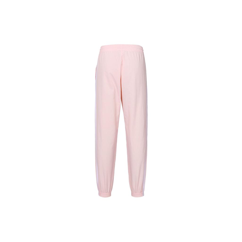 Adidas Originals Trefoil Logo Print Tapered Track Pants Women Bottoms Light-Pink IP3748