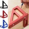 Woodworking 45 ° Ruler, 90 ° Ruler, Line Drawing Ruler, Metric Scale, Multifunctional Right Angle Ruler, Aluminum Alloy Woodworking Tool