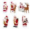 Delicate Santa Display Mold Bright Color Festive Atmosphere Vivid Appearance Christmas Claus Figure Ornament New Year Gift