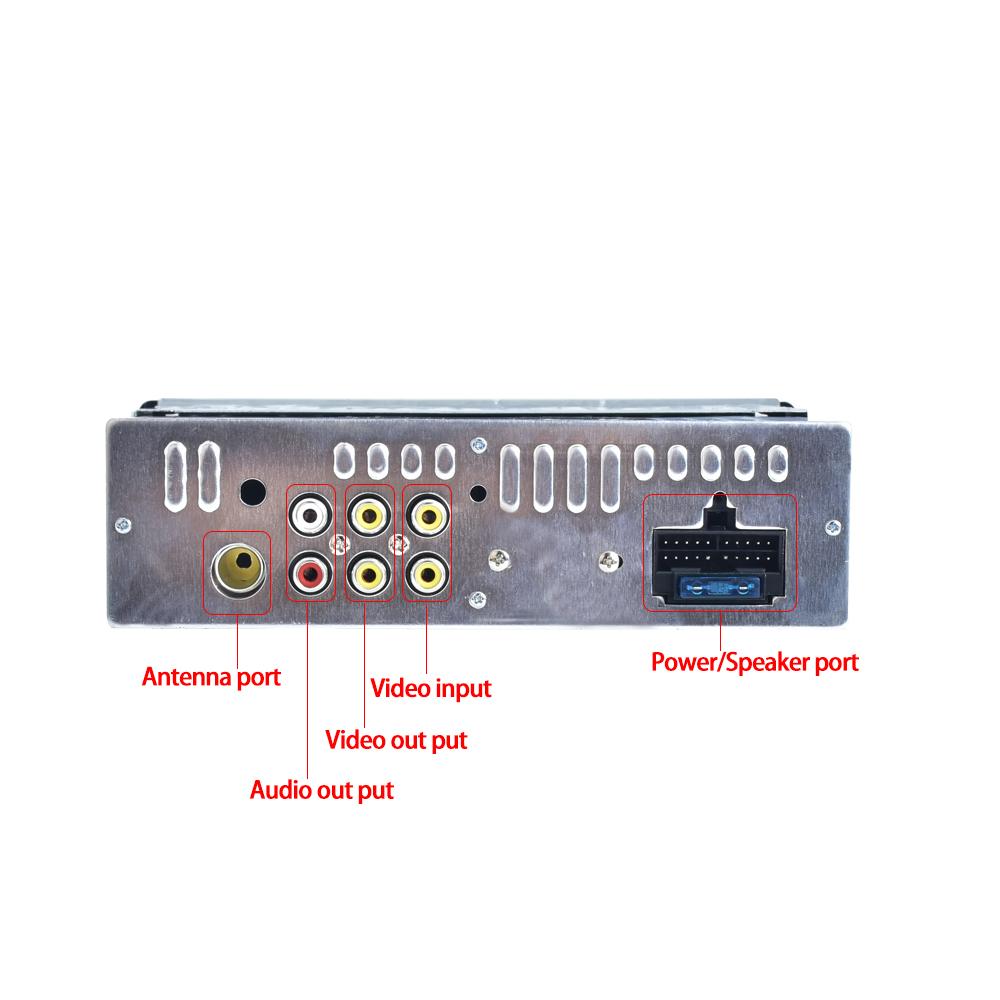 icreative 9601 7 Inch Universal Bluetooth Car AM/FM Radio Audio Video MP5 Player with Rearview Camera RDS Reversing Navigation Car Player